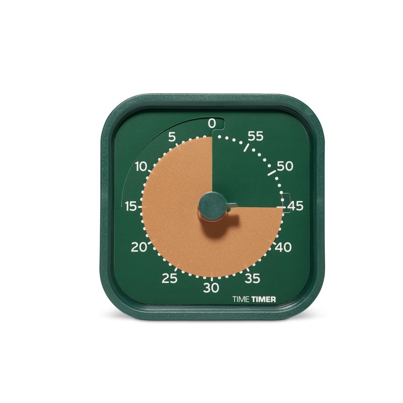 Time Timer MOD Home - Metallic Series - Individual Sized 60 Minute Visual Countdown Timer for ADHD, Adults, Students, and Pomodoro with Silent Operation (Metallic Forest) - Image 1
