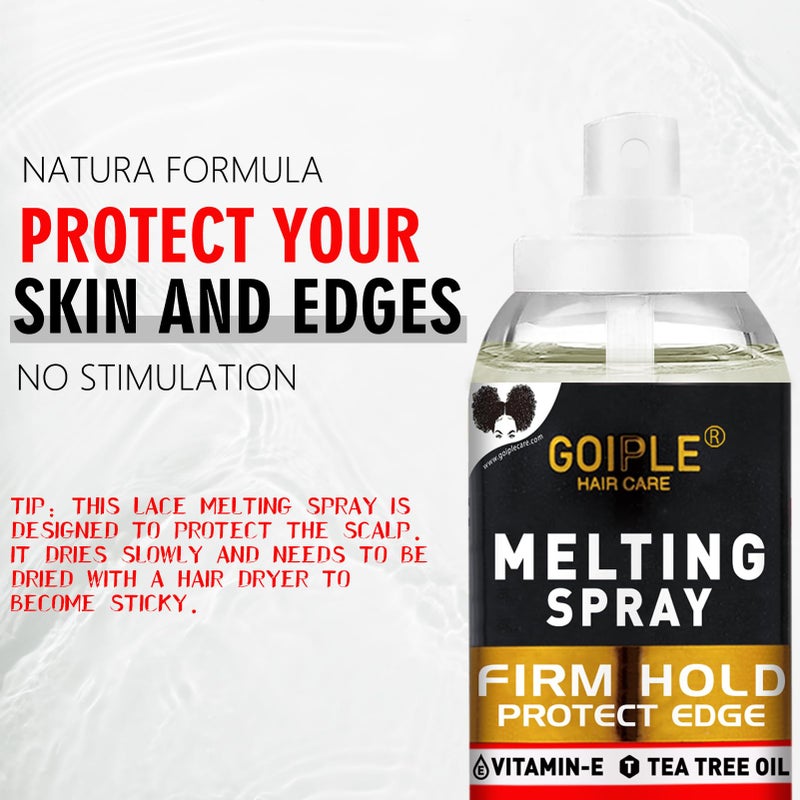 Goiple Hair Extension Adhesive Spray Kit - Lace Front Wig & Closure Glue, No Melt for Wigs & Extensions - Image 2