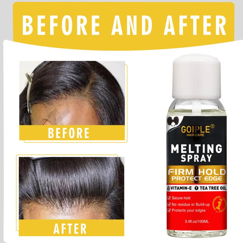 Goiple Hair Extension Adhesive Spray Kit - Lace Front Wig & Closure Glue, No Melt for Wigs & Extensions - Image 5