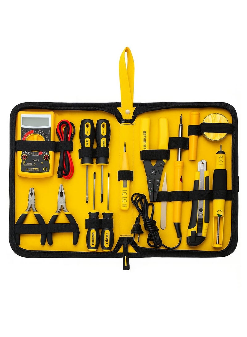 15-Piece Electrical Canvas Tool Bag