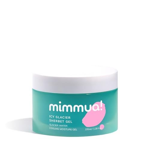mimmua! mimmua Ice Sorbet Soothing Cooling Face Moisturizer NonComedogenic Gel Cream for Fungal Acne Pore Minimizer for Face Under Makeup Primer Niacinamide Silica for Sebum Control 338 Fl Oz - Image 1
