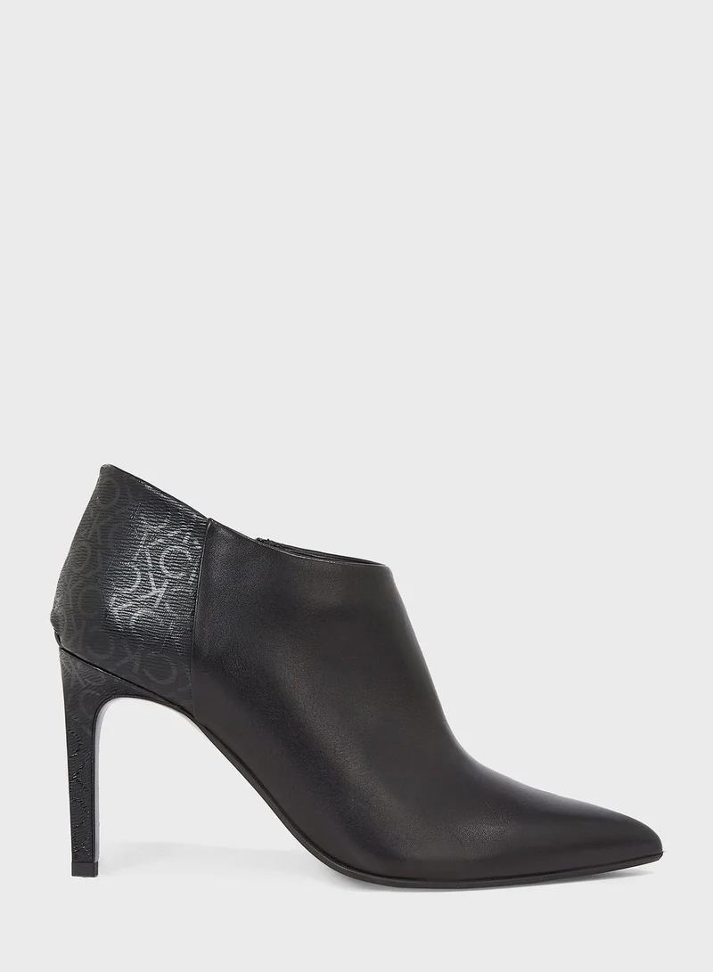 CALVIN KLEIN Essential Heeled Ankle Boots