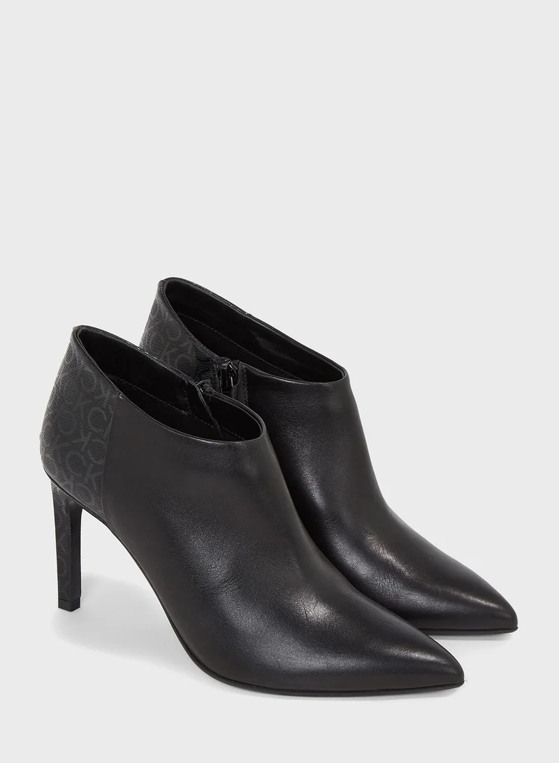 CALVIN KLEIN Essential Heeled Ankle Boots