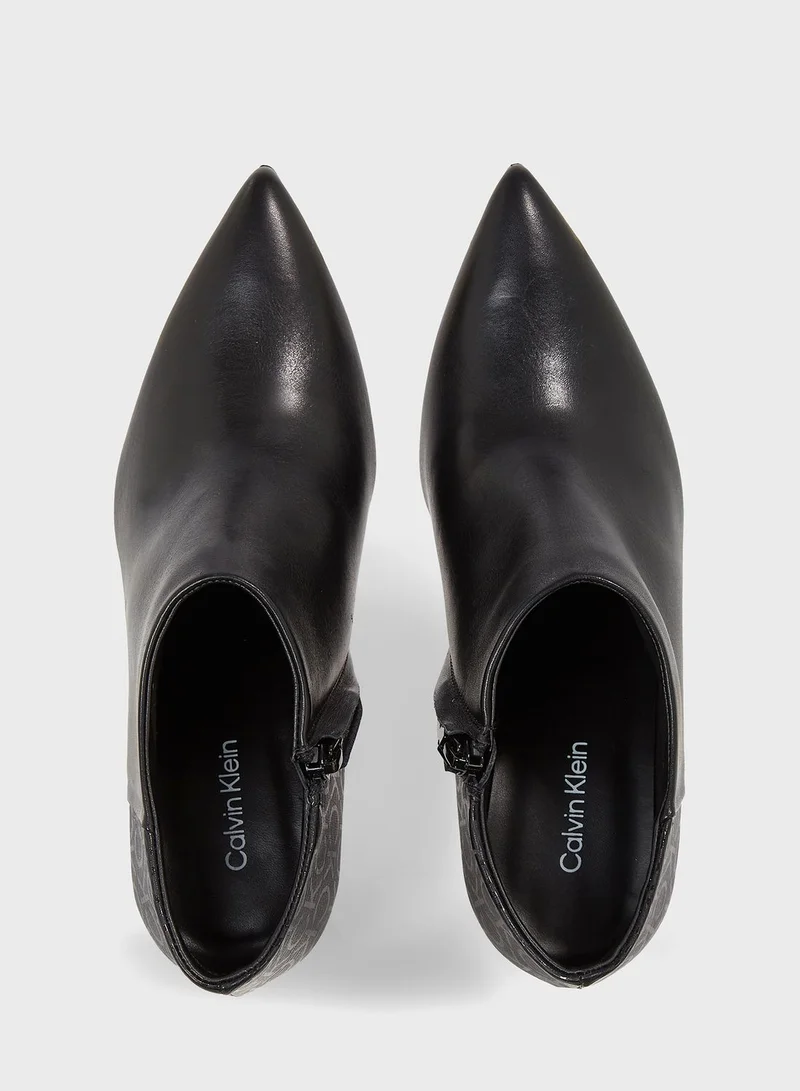 CALVIN KLEIN Essential Heeled Ankle Boots
