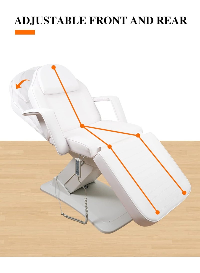 Meishida Full Electrical 3 Motors & 3 Section Foldable Table Chair Facial Massage Adjustable Bed for Beauty Salon, Spa Eequipment  - Image 2