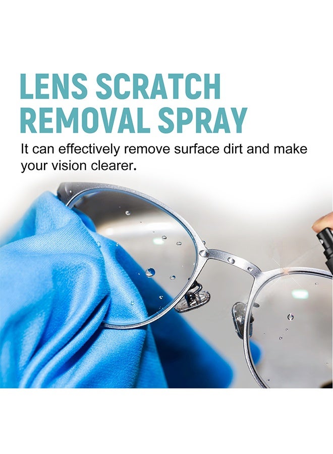 Jakehoe Lens Scratch Removal Spray, Eyeglass Lens Cleaning Spray For Eyeglasses, Mobile phones And Electronic Screens, Optical Surfaces, Even On Coated Surfaces, Safe Professional Grade Formula, 100ML - Image 2
