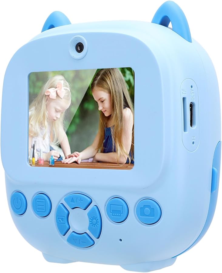 Blue Instant Print Camera Portable Thermal Printing 48MP 1080P Digital Video Camera 2.4 Inch ABSScreen - Image 5