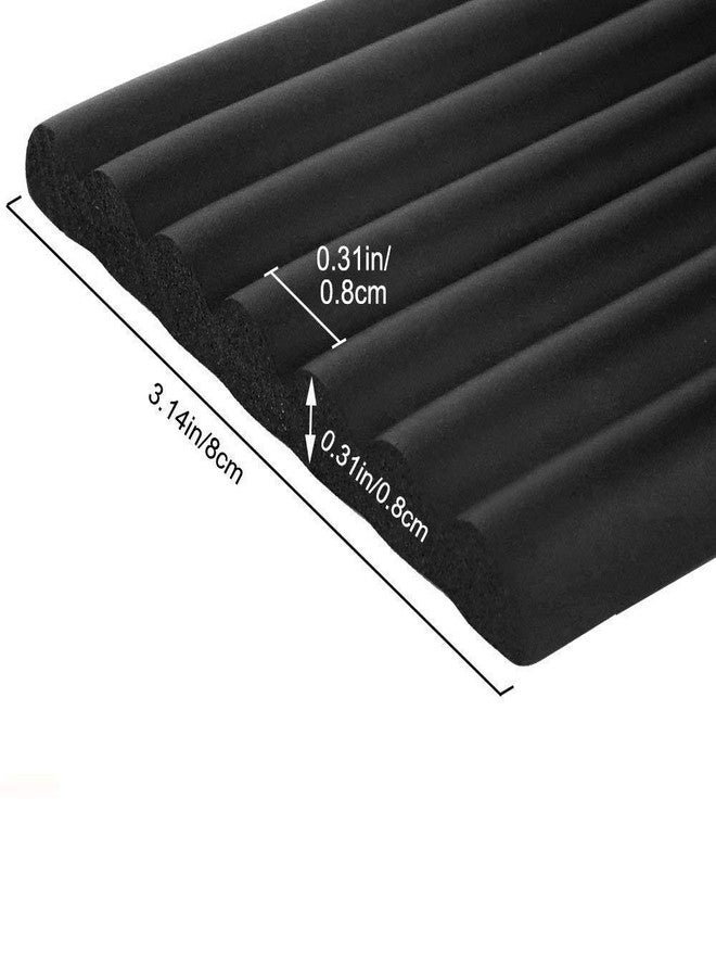 Takositio Soft Baby Proofing Corner Guards & Edge Protectors-Pre-Taped Table Corner Protector,Child Safety for Babies,Toddles,Kids Corner Covers Furniture,Table,Desk (Proofing Guards Strip B, Black) - Image 3