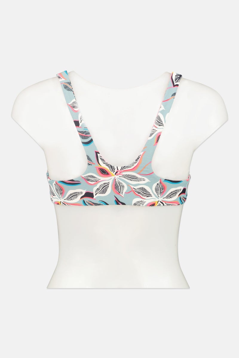 Billabong Women Allover Print Lightly Padded Bikini Top, Multicolor - Image 3
