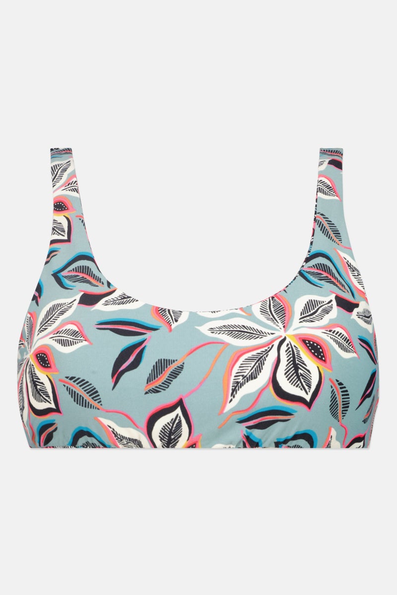 Billabong Women Allover Print Lightly Padded Bikini Top, Multicolor - Image 2