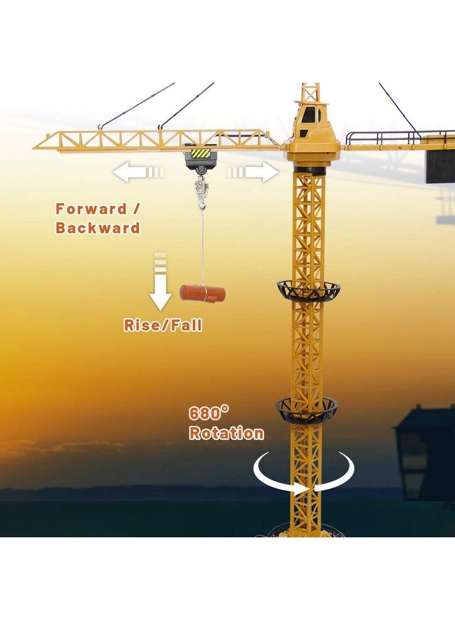 ميني تودو لعبة رافعة Rc، حفارة روبوتية بارتفاع 50.4 بوصة وتردد 2.4 جيجاهرتز، لعبة مركبات بناء تعليمية للأعمار من 6 و7 و8 و9 سنوات للأولاد أو البنات - Image 2