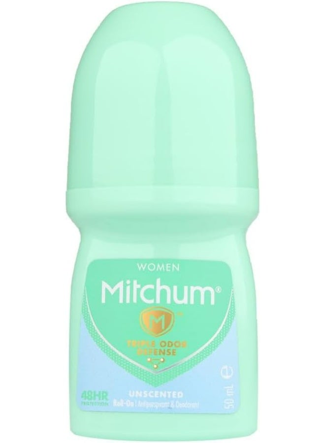 ميتشوم مزيل عرق رول متطور للنساء، يدوم 48 ساعة، بدون رائحة، 50 مل