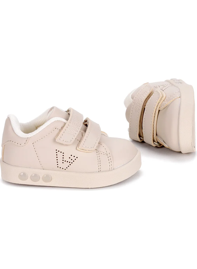 فيكو 313.E19K.100 Oyo Light Up Girl/Boy Sneakers Beige