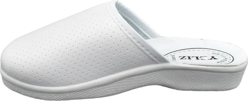 Liger Unisex Sabo Hospital Cook Cleaning Work Slippers White