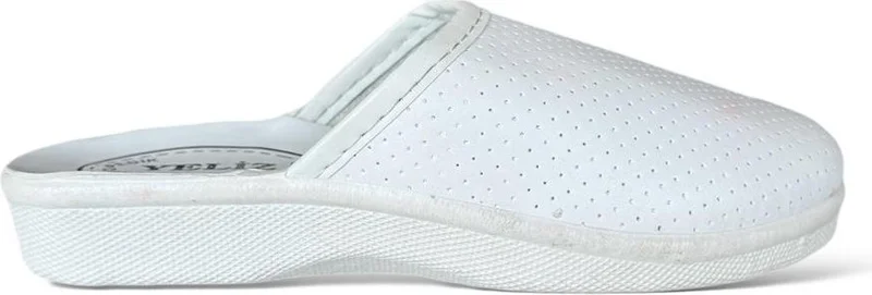 Liger Unisex Sabo Hospital Cook Cleaning Work Slippers White