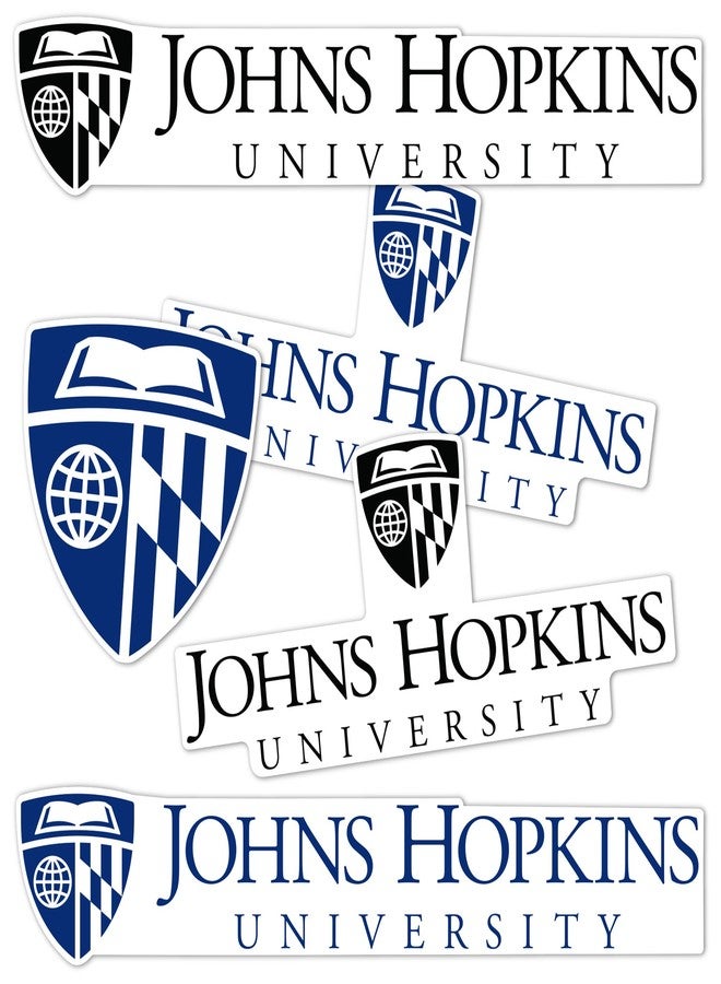 Desert Cactus Johns Hopkins University Sticker Blue Jays JHUr Vinyl Decals Laptop Water Bottle Car Scrapbook Sheet T2 (Type 2-3) - Image 1