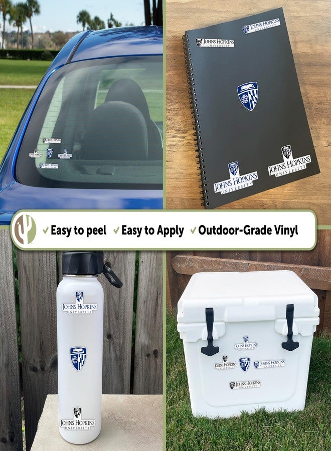 Desert Cactus Johns Hopkins University Sticker Blue Jays JHUr Vinyl Decals Laptop Water Bottle Car Scrapbook Sheet T2 (Type 2-3) - Image 5
