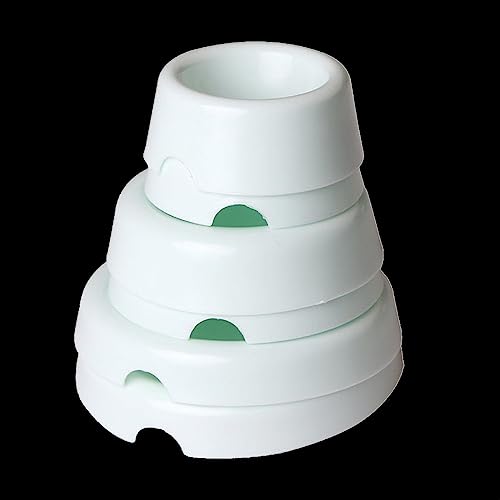 lasenersm 6 Pcs Button Shaped Fondant Forming Cups Fondant Drying Molds Flower Drying Moulds Sugar Cake Chocolate Flower Forming Cup Fondant Cups Drying Holder For Cake Decoration DIY Craft Art, White - Image 2