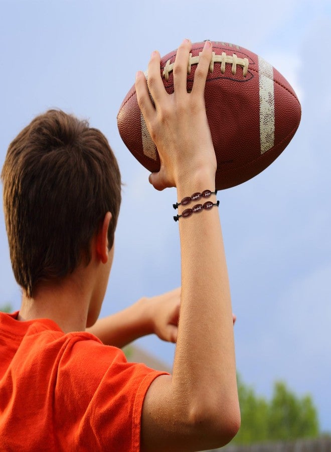 Nosiny 108 Pcs 36 Sets Football Party Favors Bulk Include Football Keychain Stress Balls Charm Bracelets Gifts for Team Birthday Party Supplies - Image 4