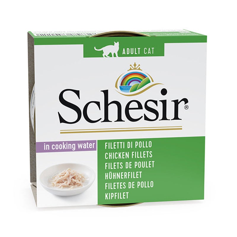 Schesir Chicken Fillets in Cooking Water Canned Cat Food - 85 g