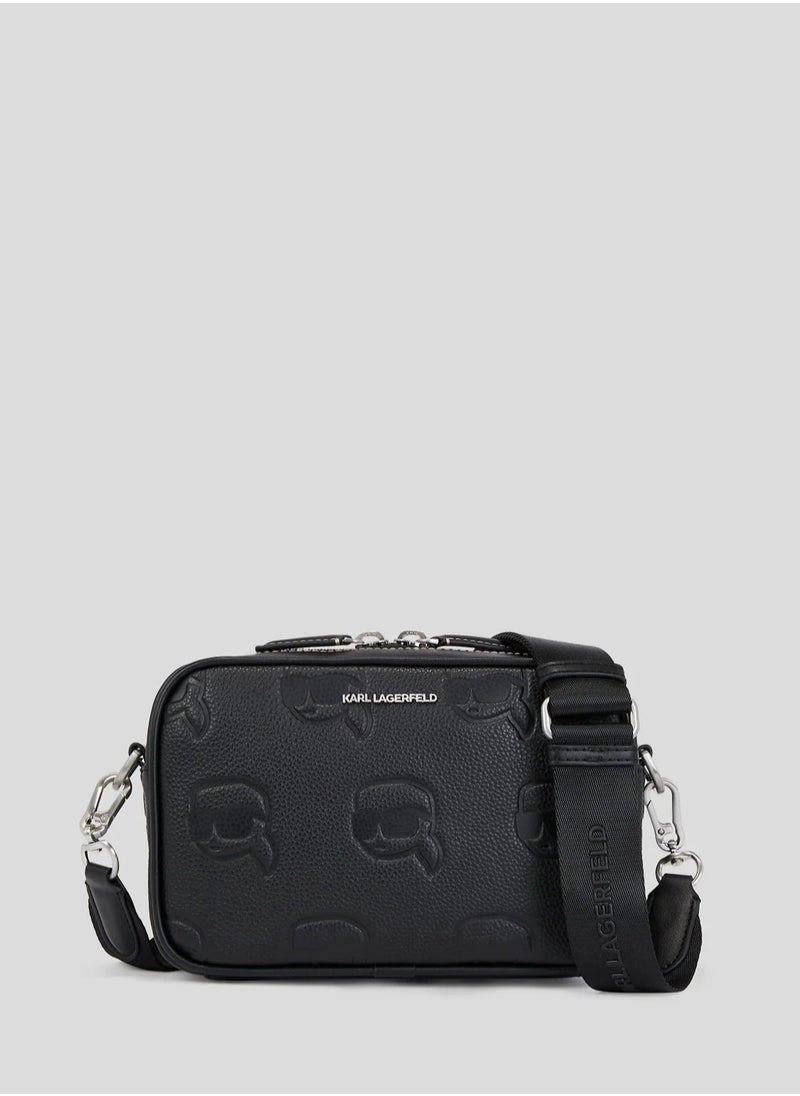 Karl Lagerfeld Paris - Karl Lagerfeld Grainy Leather Camera Bag - Image 1