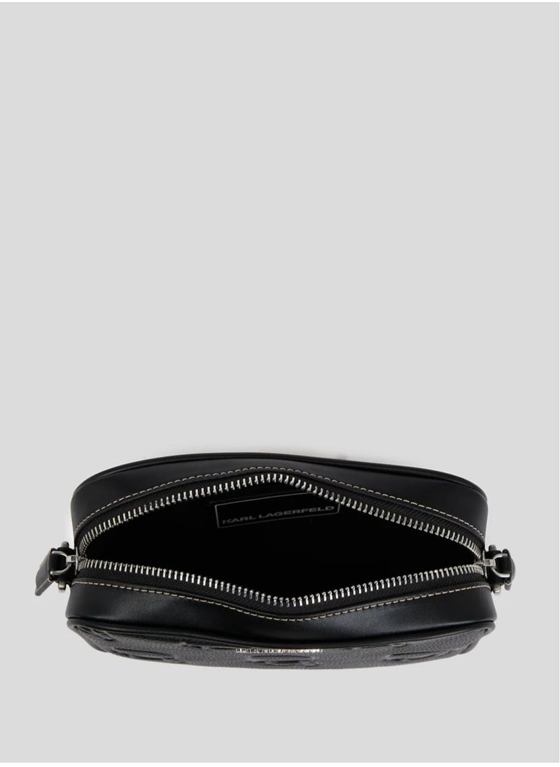 Karl Lagerfeld Paris - Karl Lagerfeld Grainy Leather Camera Bag - Image 1