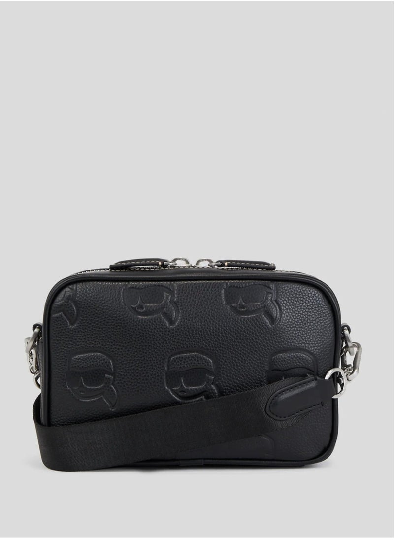 Karl Lagerfeld Paris - Karl Lagerfeld Grainy Leather Camera Bag - Image 1