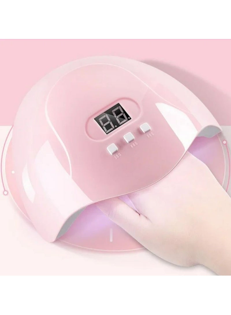 سولاري مصباح جل للأظافر بالأشعة فوق البنفسجية LED مع مستشعر تلقائي ومؤقت LCD - Image 2