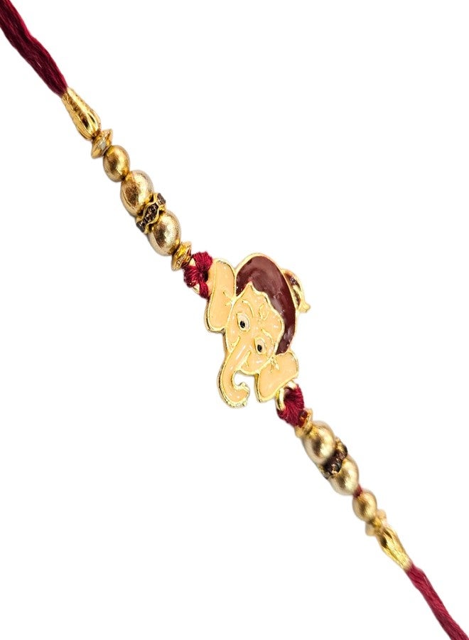 eweft® Rakhi For Kids Brother Bro Bal Ganesha Fancy Trendy Combo Cartoon For Raksha Bandhan (Pack of 1Pcs) - Image 2