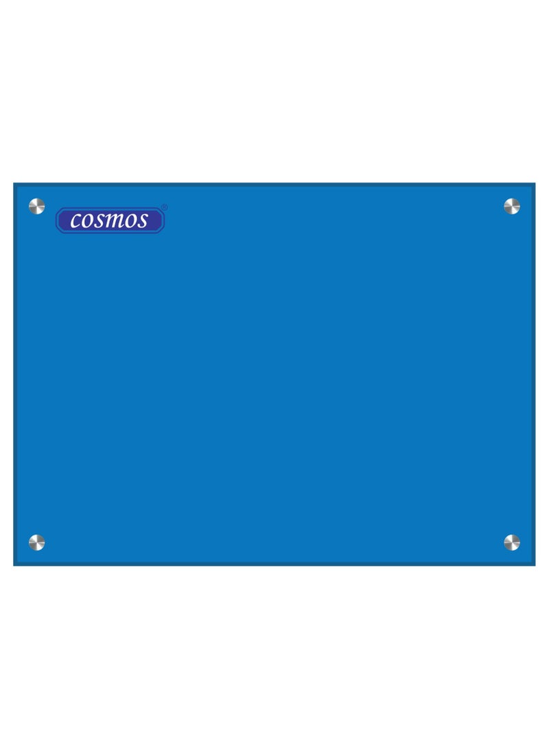 Cosmos Magnetic Glass Board (150x100cm, Blue)