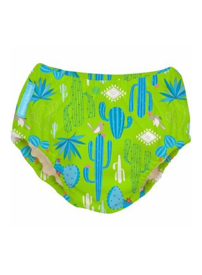 Charlie Banana 2 In 1 Swim Diaper And Traing Pants Cactus Verde Large Medium - Image 1