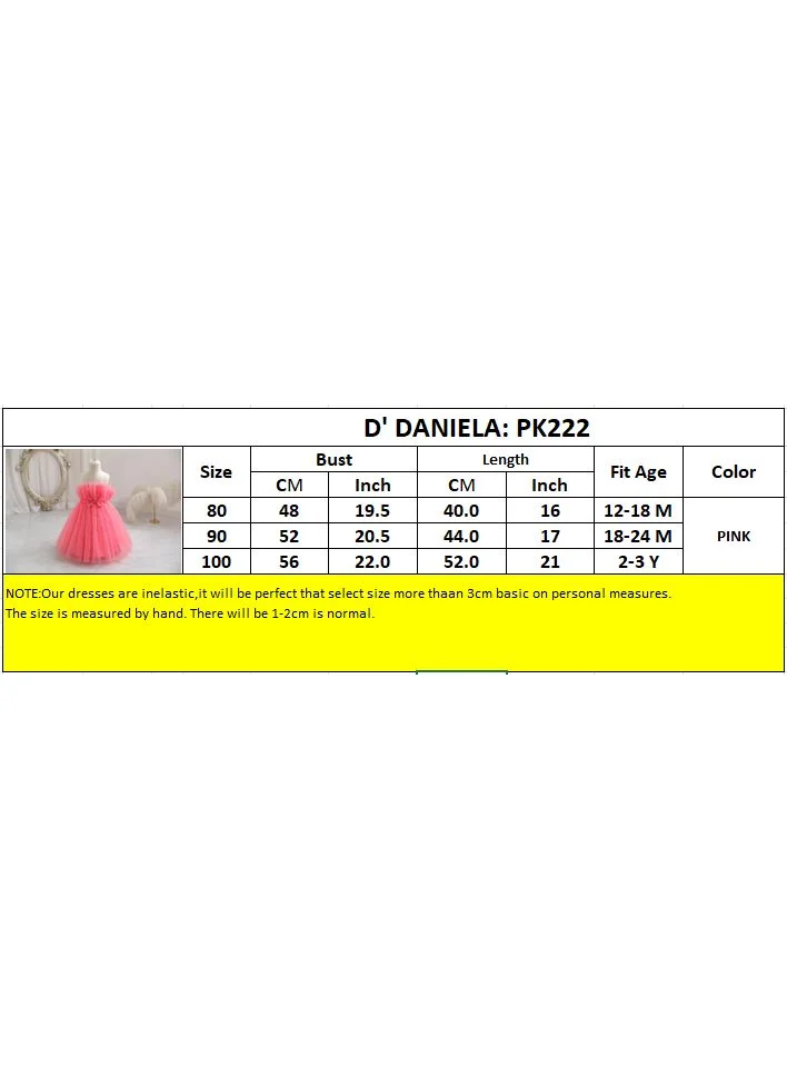 D'Daniela D' Daniela - Rosy Ribbon Dresses - Pink