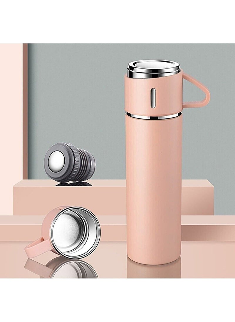 EUREKA Stainless Steel 3 Glass Vacuum Thermos Set 500 Ml, Up to 12 Hours Heat Protection Thermos  - Image 5