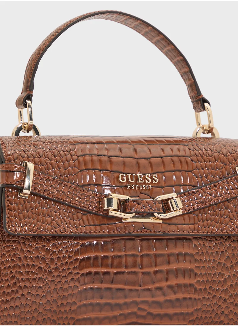 GUESS Silvye Top Handle Flap