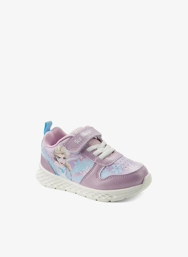 Disney Girls Frozen Print Ankle School Sneakers