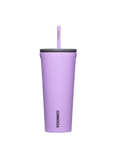 CORKCICLE Cold Cup Insulated Tumbler With Lid And Straw, Sun-Soaked Lilac, 24 Oz - Reusable Water Bottle Keeps Beverages Cold For 12Hrs, Hot 5Hrs - Cupholder Friendly Tumbler, Lid For Flexible Sipping  - Image 1
