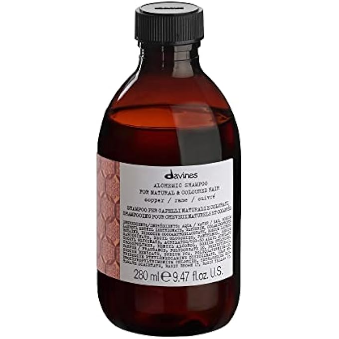 Davines ALCHEMIC SHAMPOO - # COPPER (FOR NATURAL & COLOURED HAIR) 280ML/9.46OZ - Image 2