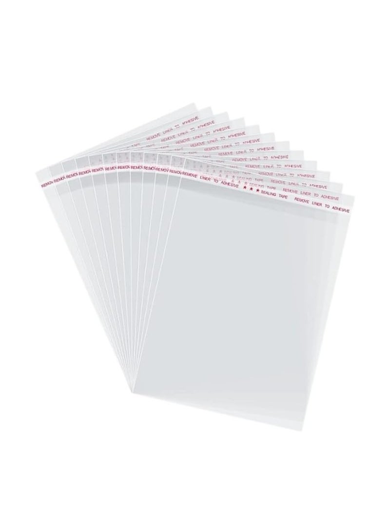 Terabyte 6 X 9 inches 100 count(approx) Resealable Cellophane Plastic Bag for Photo Frames, Greeting Cards, Food Items and Jewellery - Image 1