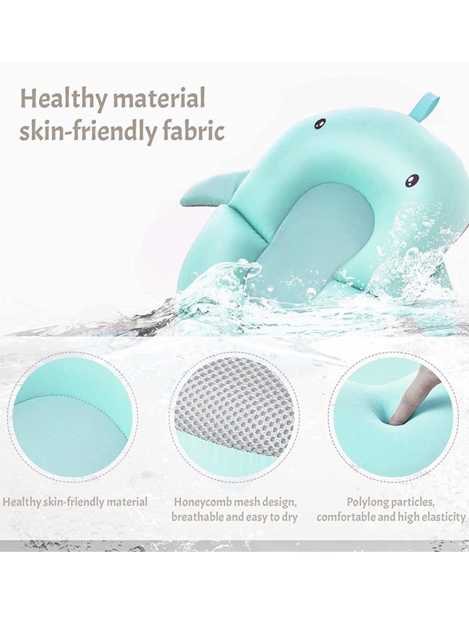 وسادة استحمام الأطفال، وسادة قابلة للتعديل غير قابلة للانزلاق لدعم الأطفال الرضع أثناء الاستحمام، وسادة استحمام للأطفال في حوض الاستحمام، سجاد مقعد حوض الاستحمام للمواليد الجدد، دعم استحمام الرضع، منظم للاستحمام، من 0-12 شهرًا - Image 3