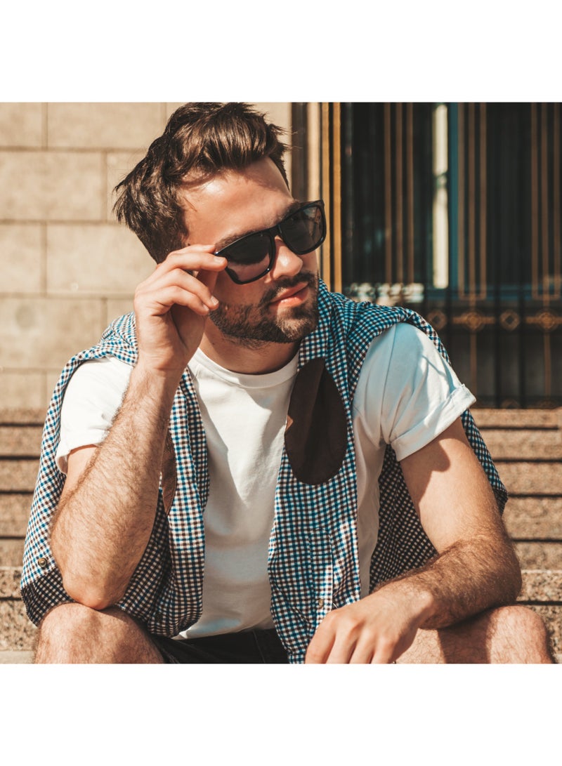 Trands SG3158 Smart AI Audio Glasses with Bluetooth 6.0, Polarized Lenses, AI Voice Assistant & Magnetic Charging - Black - Image 5