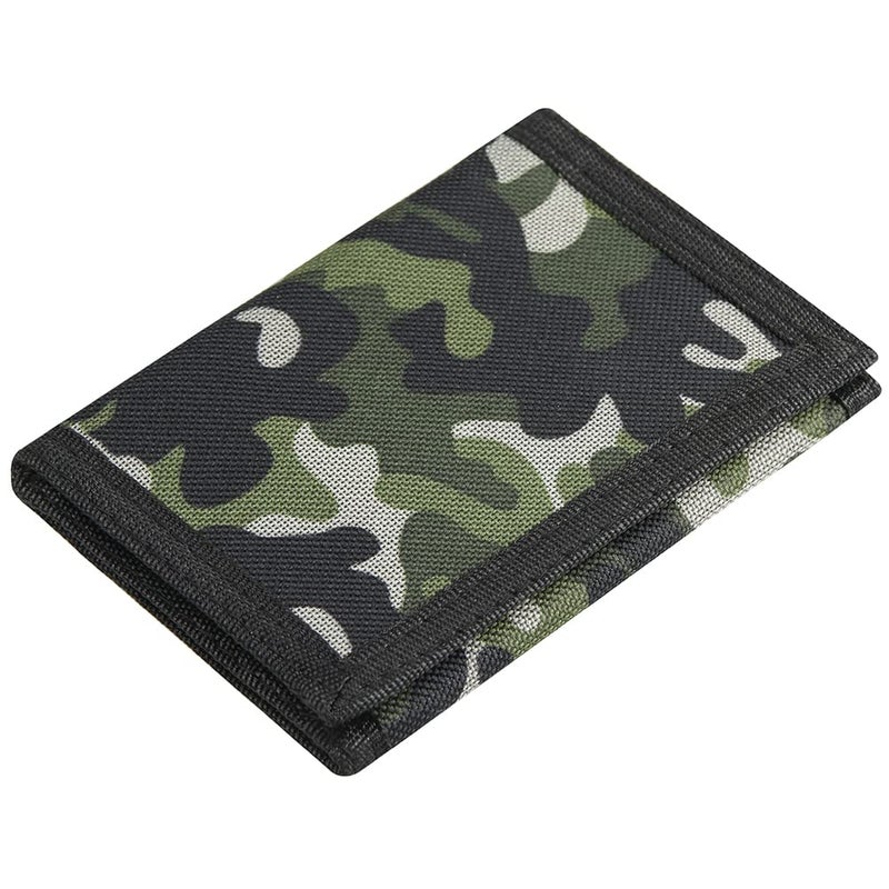 Lamiza Camo Kids Wallet for Boys Girls Teen, Cheap Little Boys Wallet for Kids Ages 4-5-6-7-8-9-10-12, Camouflage Youth Wallets w/ Zipper Coin Pocket, Tri Fold Child Childrens Wallet Novelty Birthday Gift - Image 1