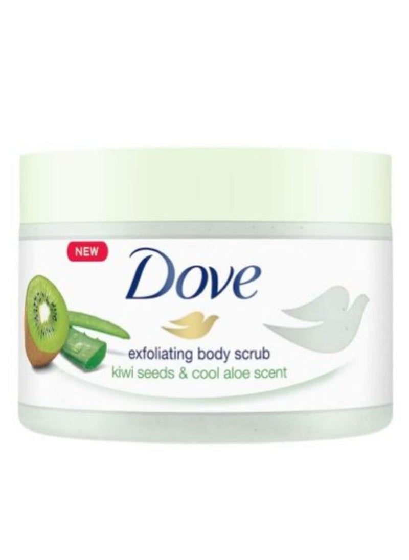 Dove Dove Exfoliating Body Polish Body Scrub Kiwi & Aloe 298 g 