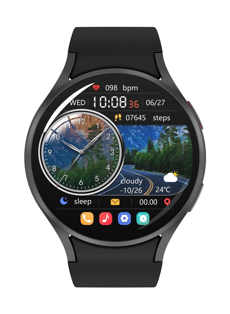 AROAQ New M10 Women’s Smartwatch with Round Dial Bluetooth Calling Heart Rate Blood Pressure and Sleep Monitoring Sports and Fitness Tracker - Image 3