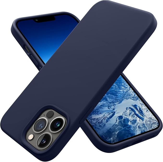 Unipha iPhone 13 Pro Silicone Case  Dark Blue - Image 1