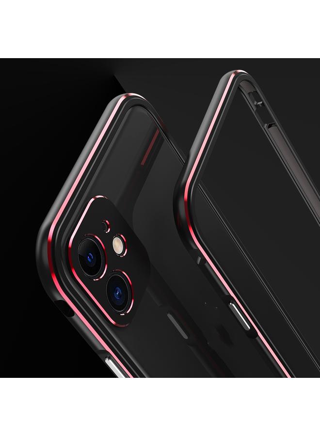 S-TOP Case For iPhone 11 Aurora Series Lens Protector + Metal Frame Protective Case - Image 4