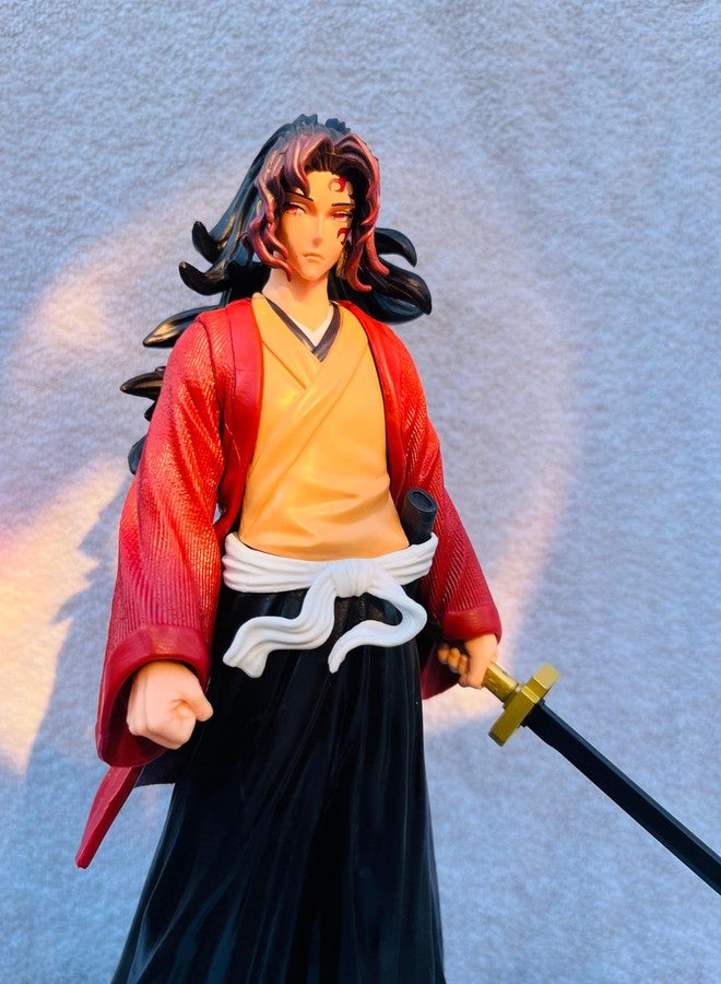 PITRESHWAR Tsugikuni Yoriichi Demon Slayeer Action Figure Limited Edition for Car Dashboard, Decoration, Cake, Office Desk & Study Table (30cm) (Pack of 1) - Image 1