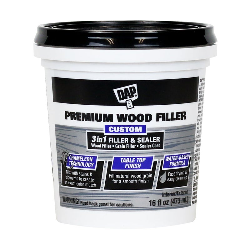 DAP Products Premium Wood Filler, White 16 FL OZ - Image 1