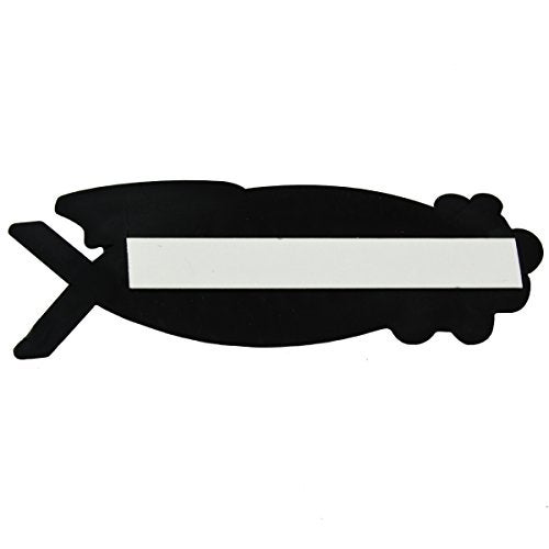 EvolveFISH Cthulhu Fish Plastic Auto Emblem - [Silver][5 1/4'' x 2''] - Image 2