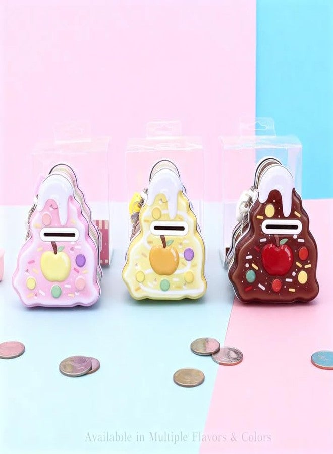 Sajani Cute Cartoon Creative Portable Piggy Bank, Money Saving Box with Combination Lock, Mini Coin Bank Gifts for Boys and Girls, Best Return Gifts for Kids (Pack of 1) (Cake - Yellow) - Image 5
