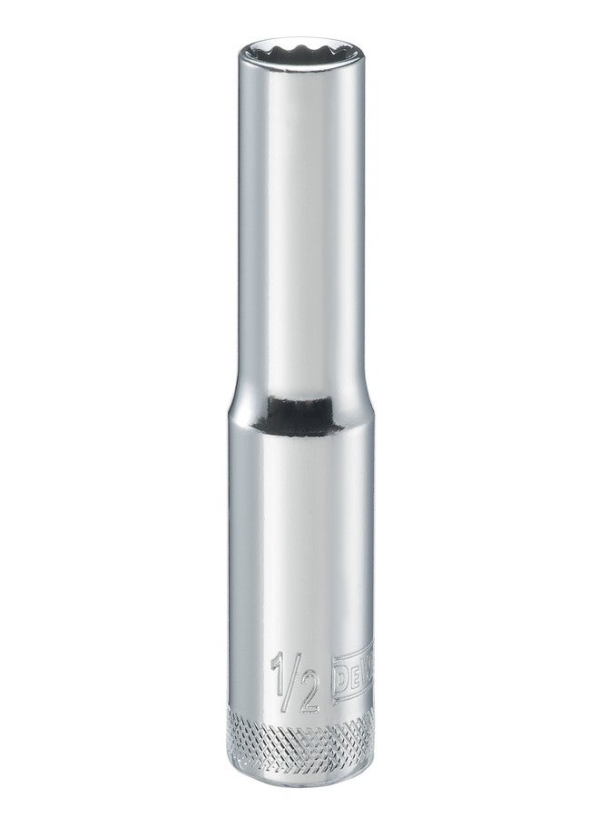 DEWALT DWMT74536OSP 12 Point 1/2" Drive Deep Socket 1/2" SAE